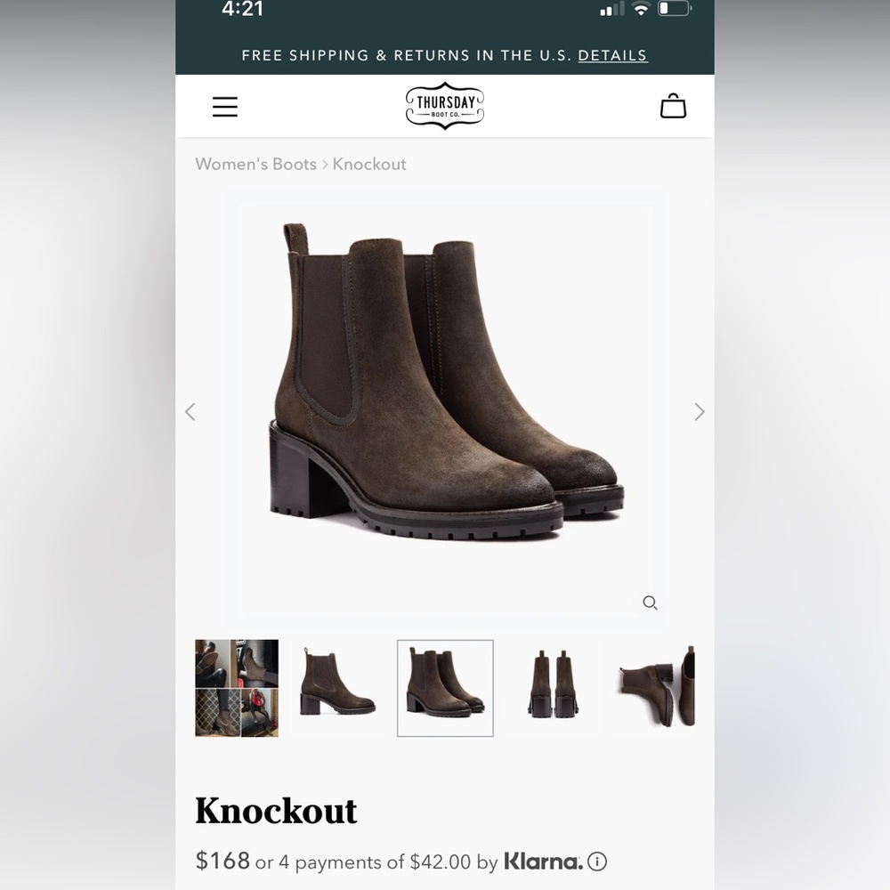 Thursday’s Knockout Boot